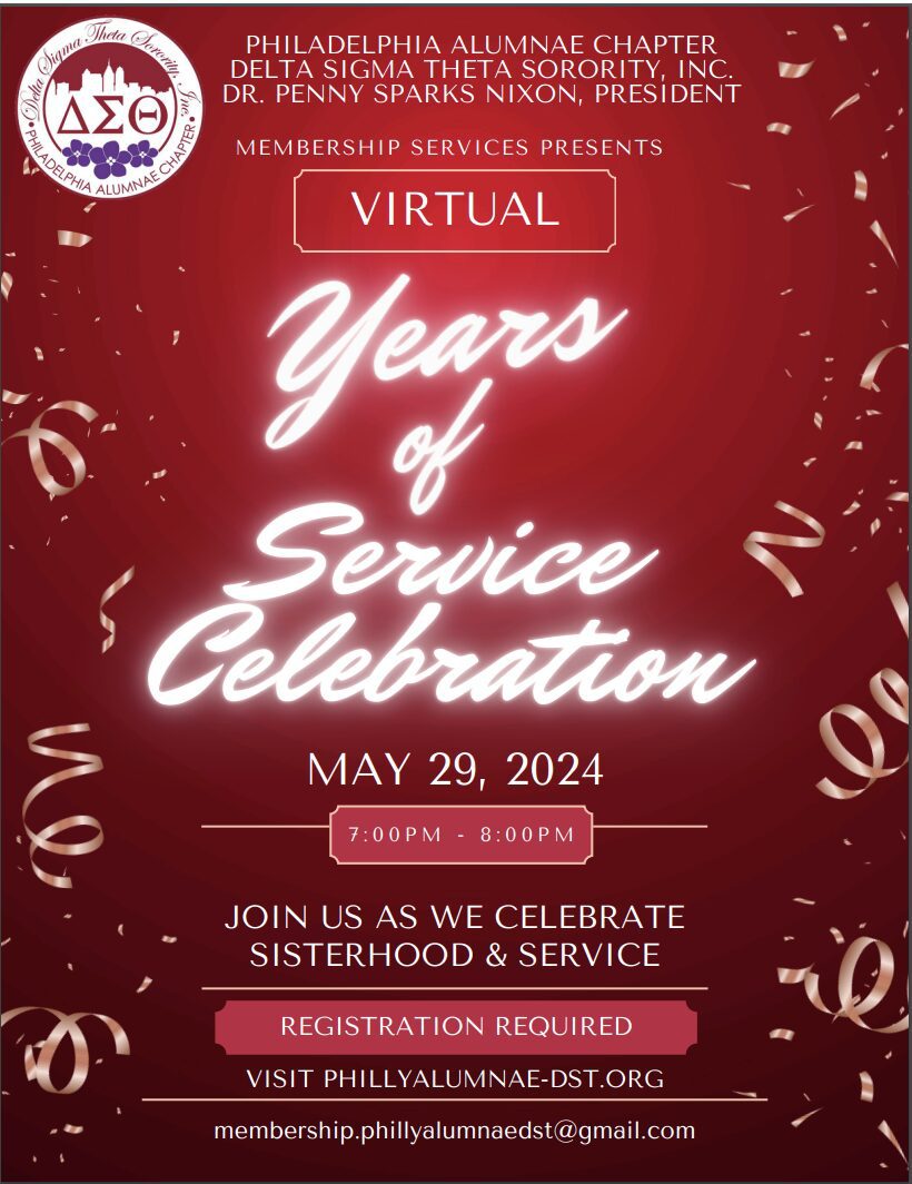 Virtual Years of Service Celebration on May 29, 2024.
